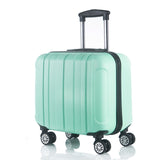 Luggage Suitcase 17Inch Spinner Carry-Ons Children Password Luggage Set Wearproof Travel Suitcase
