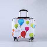 Carry On Luggage 18 Inch Spinner Cartoon Unisex Kids Luggage Wearproof Suitcases And Travel Bags