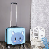 Carry On Luggage 18 Inch Spinner Cartoon Unisex Kids Luggage Wearproof Suitcases And Travel Bags