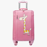 Trolley Luggage 24 Universal Wheels Travel Luggage Bag 20 Doodle Small 16 Luggage,High Quality