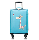 Trolley Luggage 24 Universal Wheels Travel Luggage Bag 20 Doodle Small 16 Luggage,High Quality