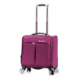 Travel Trolley Luggage Commercial Universal Wheels Luggage 18 Oxford Fabric For Small Soft Box