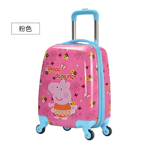 Luggage Bag Manufacturers Custom Pull Rod Box 16 Inches Cute Cartoon Children Pull Rod Box