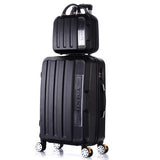 Wholesale!14 24Inches Abs Hardside Case Travel Luggage Sets On Universal Wheels,Male And Female