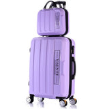 Wholesale!14 24Inches Abs Hardside Case Travel Luggage Sets On Universal Wheels,Male And Female