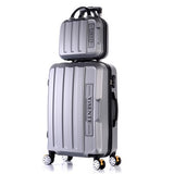 Wholesale!14 24Inches Abs Hardside Case Travel Luggage Sets On Universal Wheels,Male And Female