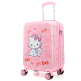 Children'S Trolleycase,Child Boarding Luggage,Universal Wheel Baby Cute Travel Suitcase,Password