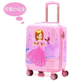 Children'S Trolleycase,Child Boarding Luggage,Universal Wheel Baby Cute Travel Suitcase,Password