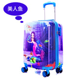 Children'S Trolleycase,Child Boarding Luggage,Universal Wheel Baby Cute Travel Suitcase,Password