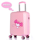 Children'S Trolleycase,Child Boarding Luggage,Universal Wheel Baby Cute Travel Suitcase,Password