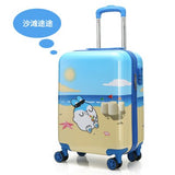 Children'S Trolleycase,Child Boarding Luggage,Universal Wheel Baby Cute Travel Suitcase,Password