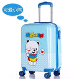 Children'S Trolleycase,Child Boarding Luggage,Universal Wheel Baby Cute Travel Suitcase,Password