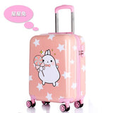 Children'S Trolleycase,Child Boarding Luggage,Universal Wheel Baby Cute Travel Suitcase,Password