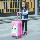 Children'S Trolleycase,Child Boarding Luggage,Universal Wheel Baby Cute Travel Suitcase,Password