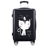 Women Lovely Travel Suitcase 20Inch Boarding Box 26 Inch Rolling Luggage Girls Spinner Travel Bag