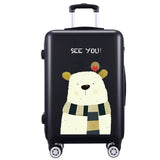 Women Lovely Travel Suitcase 20Inch Boarding Box 26 Inch Rolling Luggage Girls Spinner Travel Bag