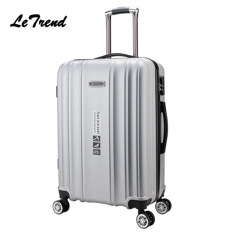 New!Fashion 20"24 Inches Trolley Case Abs Students Travel Waterproof Luggage Rolling Suitcase