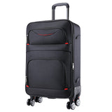 Pu Trolley Case,Universal Wheel Suitcase,Oxford Password Box,Large Capacity Valise,20"Boarding