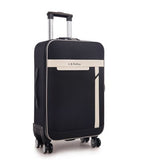 Pu Trolley Case,Universal Wheel Suitcase,Oxford Password Box,Large Capacity Valise,20"Boarding