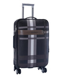 Pu Trolley Case,Universal Wheel Suitcase,Oxford Password Box,Large Capacity Valise,20"Boarding