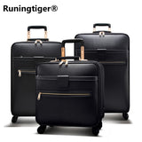 Men'S Or Women'S Travel Cases Waterproof Luxury Travel Case 16" 20" 24" Leather Case Business
