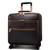 Men'S Or Women'S Travel Cases Waterproof Luxury Travel Case 16" 20" 24" Leather Case Business