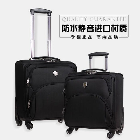 Phalanger Commercial Universal Wheels 16 Oxford Fabric Luggage Trolley Luggage Travel