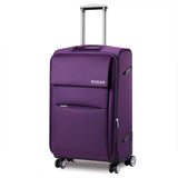 Cool Universal Wheels Trolley Luggage Oxford Fabric Box Travel Bag Luggage 18 20 22 24 26 28 Inches