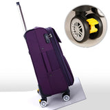 Cool Universal Wheels Trolley Luggage Oxford Fabric Box Travel Bag Luggage 18 20 22 24 26 28 Inches