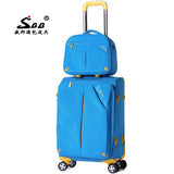 New Arrival! Surbana Picture Box Luggage Female Universal Wheels Trolley Luggage Travel Bag
