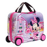 Kids Luggage Spinner Unisex Suitcase Multifunction Sitting Travel Luggage Set Cartoon Carry On