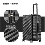 20"24"26"28"Inch Aluminum Alloy Frame Business Trip Travel Trolley Suitcase Carry On Luggage