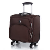 Commercial Universal Wheels Trolley Luggage Travel Bag Luggage Male Soft Box Oxford Fabric 16