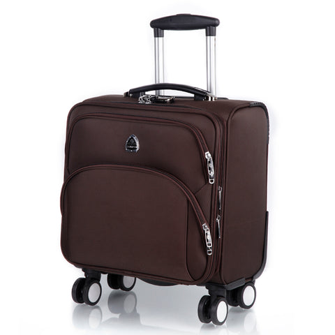 Commercial Universal Wheels Trolley Luggage Travel Bag Luggage Male Soft Box Oxford Fabric 16