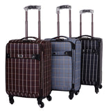 Trolley Case, Universal Wheel Suitcase, Lined Laminated Luggage Bag,High Quality Pu Fabric Large