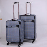 Trolley Case, Universal Wheel Suitcase, Lined Laminated Luggage Bag,High Quality Pu Fabric Large