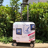 18Inch Universal Wheel Boarding Box,Stylish And Convenient Trolley Case,Password Rolling Box,Pc