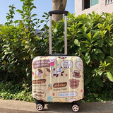 18Inch Universal Wheel Boarding Box,Stylish And Convenient Trolley Case,Password Rolling Box,Pc
