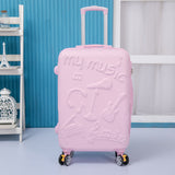 Candy Color Trolley Case,20 Inch Cartoon Boarding Box,Universal Wheel 24 Inch Student Luggage,Trend