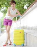 Abs 24 Inch Suitcase, 20Inch Boarding Luggage ,Universal Wheel Trolley Case,Student Password