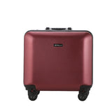 18"Aluminum Frame Trolley Case,Universal Wheel Boarding Box,Fashion Travel Suitcase,Rolling