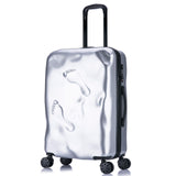 New Fashion Italian Originality Damage Rolling Luggage Women Trolley 20/24 Inch Boarding Box Pc Abs