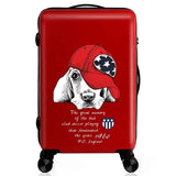 Rolling Suitcase,Fashion Travel Luggage,Personalized Universal Wheel Password Box,Boarding