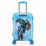 New 20 Inch Cartoon Children Rolling Luggage Kid Suitcase Boy Girl Princess Abs Trolley Case