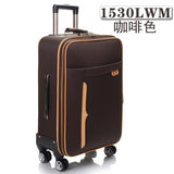 Oxford Trolley Wheeled Suitcase Business Large Travel Bag 20"24" Luggage Bag Men'S / Women'S Canvas