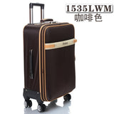 Oxford Trolley Wheeled Suitcase Business Large Travel Bag 20"24" Luggage Bag Men'S / Women'S Canvas