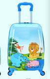 Traveling Luggage Bags With Wheels 18 Inch Cartoon Kids Luggage Universal Wheel Carry-Ons Suitcases