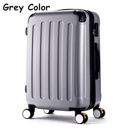 Wholesale!High Quality 22Inches Candy Color Abs Pc Travel Luggage Bags On Brake Universal