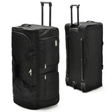 Wheels Trolley Oxford Student Checked Bag,Ultralight Rolling Luggage 32/40 Inch Large Capacity