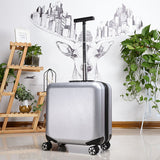Girls Fresh Boarding 20 Inch Mini Luggage Universal Wheel Men Fashion Trend Trolley Box Ice Cream